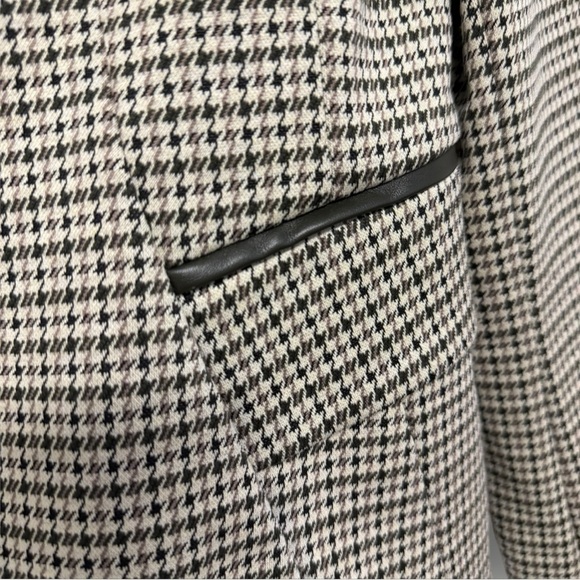 WHBM Blazer Pants Suit Sz 12 Houndstooth Print - Picture 6 of 16